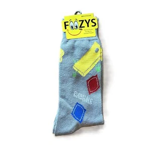 NUEVO CON ETIQUETAS Foozys Gris Cornhole Juego Novedad Calcetines Para Hombre Talla Única - Imagen 1 de 2