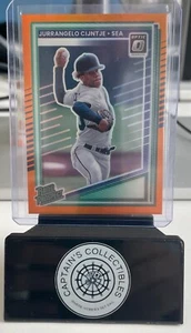 2021 Panini Donruss Baseball Jurrangelo Cintje Orange Rated Prospect 72/1999 #132 - Bild 1 von 2