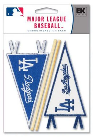 LOS ANGELES DODGERS Pennant Stickers Baseball Licensed MLB Cover