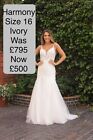 Purity Bridal Harmony Wedding Dress Size 16 Fitted Lace Dress