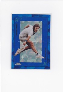 2021 Topps Chrome Tennis Sapphire John Newcombe #ACE-6 Aces Sapphire Insert HOF