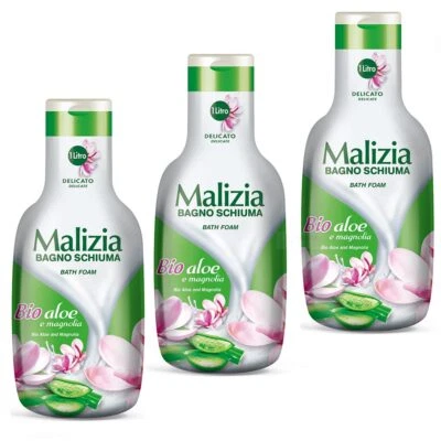 MALIZIA ITALY MALIZIA Bio Aloe & Magnolie Badeschaum 3x 1000ml