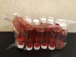 Menge 12 Rezept Med.  Kunststoff Aufbewahrungsflaschen/Kappen 3 OZ (3 Posten verfügbar) - Bild 1 von 2