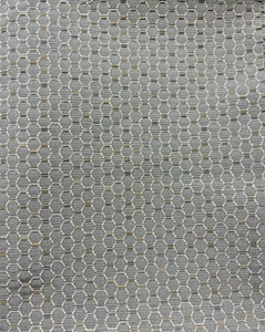 Three-Piece Fabric Bundle Including White and Gold Metallic & Beige & Grey Linen - Picture 1 of 4