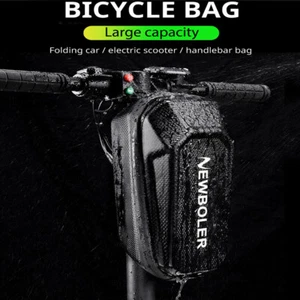 Waterproof Electric Scooter Road MTB Bike Bicycle Front Bag Hard Case Shockproof - Imagen 1 de 15