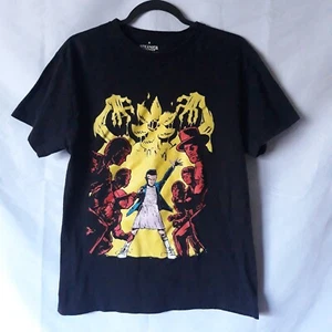Camiseta negra mediana Stranger Things para hombre Netflix caja de botín de mercancía oficial - Imagen 1 de 6