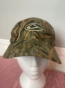 Drake Waterfowl Waterproof Mossy Oak Camo Hunting Adjustable Back Hat Cap - Picture 1 of 6