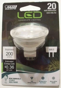 Feit Landscape Low Voltage 12V LED 20W/3W GU5.3 Lamp Light-Non Dimmable-Save2+ - Picture 1 of 1