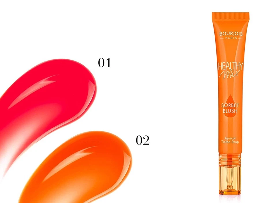 Bourjois Healthy Mix Sorbet Blush Checks and Lips 02 Apricot - Image 1 of 1