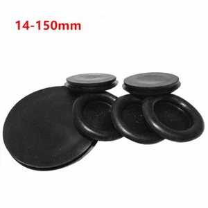 14-150mm Blanking Blind Rubber Grommets Single Sided Closed Wire Protect Bungs - Picture 1 of 6