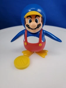 Penguin Mario with Coin Super Mario . 4 inch Nintendo Action Figure - Picture 1 of 3