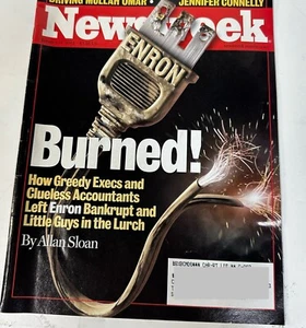 Newsweek January 21 2002 Burned Greedy Execs  - Picture 1 of 4