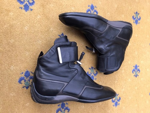 LOUIS VUITTON TRAINER Louis Vuitton Scarpe da Ginnastica Sneaker Boot Nero Damier Lotus Racer Uomo UK 9.5 US 10.5