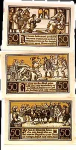 1921 Alemania DITFURT juego de 50 Phennig Notgeld - Imagen 1 de 2