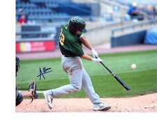 Austin Beck Signed 8x10 photo Autographed Oakland A's Beloit Snappers COA c