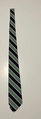 Polo Ralph Lauren Men’s Silk Blend NeckTie Multicolor Striped Hand Made In Italy - Image 1 of 4