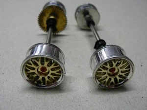 Eje delantero exclusivo Carrera + eje trasero Porsche o Panoz 85036 + 85037 nuevo - Imagen 1 de 1