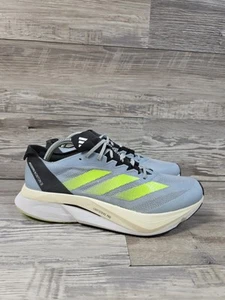 Talla 9 - Adidas Adizero Boston 12 Maravilla Azul Lúcido Limón Zapatos Tenis Correr - Imagen 1 de 14
