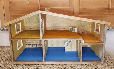 Casa de muñecas vintage LUNDBY 1970 Gotemburgo DOLLHOUSE escala 1:16 3/4 Foto 1 de 4