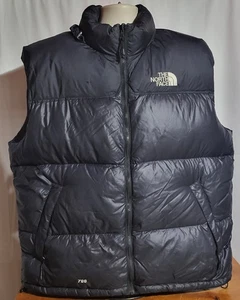 Vintage Herren The North Face Puffer Weste ~ 700 Daunen XXL schwarz ~ flauschig! ~Warm! - Bild 1 von 9