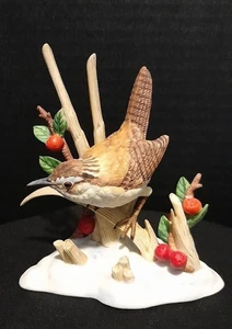 Lenox Marsh Wren Fine Porcelain Figur Garden Bird Collection 1990 - Bild 1 von 4