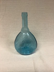 Vintage Jenny Lind Empire Glass Works Bottle Blue - Picture 1 of 5