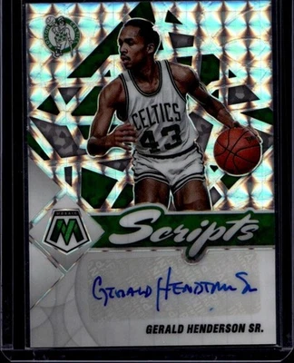 2021-22 Panini Mosaic #SC-GHD Gerald Henderson Sr. Scripts - Image 1 of 2