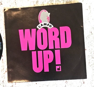 CAMEO – WORD UP! - 7” VINYL BLACK EP -Ex Play tested - Image 1 of 4