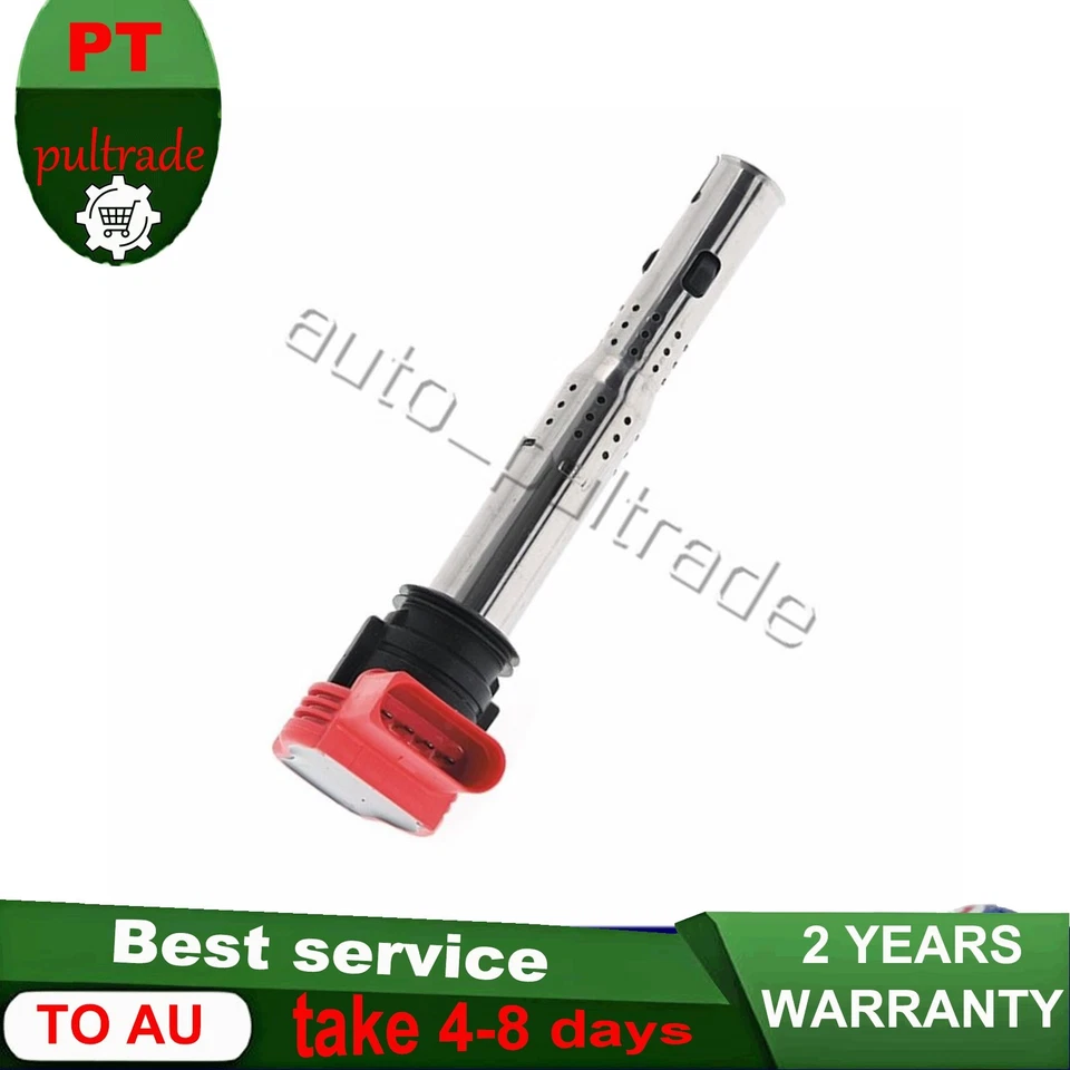 1 Ignition Coil Ignition Module VW Audi A3 A4 A5 Q7 R8 Seat Leon OE 06E905115E - Image 1 of 4