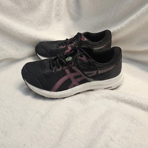 Asics Gel Contend Sportschuh Damen 9 schwarz flieder Laufen Turnschuhe  - Bild 1 von 9
