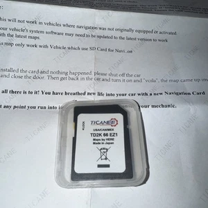 TD2K 66 EZ1 Navigation SD Card Compatible with Mazda TD2K66EZ1 - Picture 1 of 3