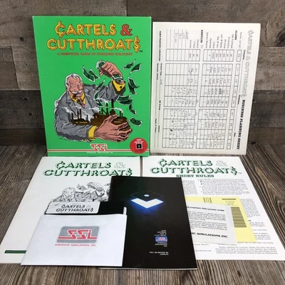 1981 Cartels & Cutthroats Strategic Simulations Apple II Computer Game Disk - Image 1 of 4
