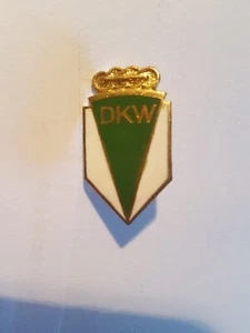 Antiguo broche de alfiler esmaltado Auto Union DKW vintage motocicleta coche ¡muy bueno! - Imagen 1 de 4