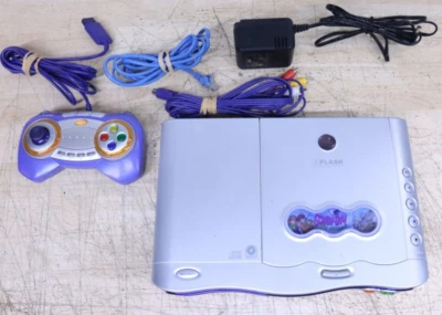 Nicer Used Working V-Tech V-Flash Model 700 System & Scooby Doo Ancient Game USA - Image 1 of 4