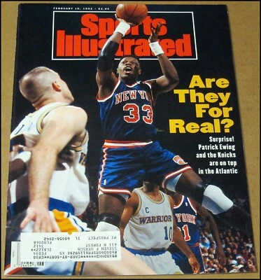 2/10/1992 Sports Illustrated Patrick Ewing New York Knicks Shaquille O'Neal LSU Foto 1 de 4