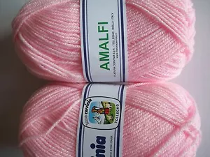Cervinia Amalfi Babygarn, rosa, Menge 2, Italien (je 220 Yards) - Bild 1 von 2