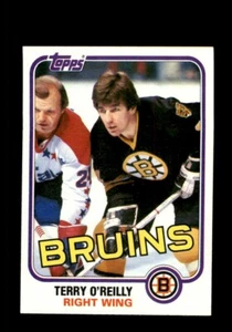 1981-82 Topps Terry O'Reilly #71E Boston Bruins Como Nuevo - Imagen 1 de 2