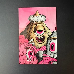 The Melty Misfits Promotional Print Postcard This collectible  Garbage Pail Kids - Picture 1 of 3