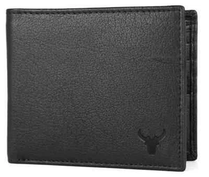 Genuine Leather Bifold For Men Wallets RFID Blocking Slim (MENS Black WALLET) - Imagen 1 de 5