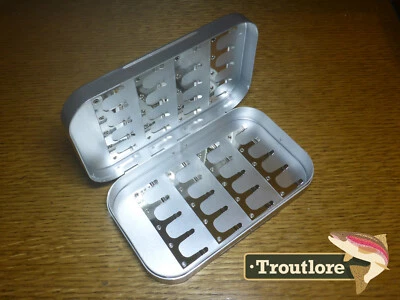 RICHARD WHEATLEY 6 POLEGADAS CLIPE FLY BOX CLIPES GRANDES - NOVO 1661 FLYBOX FEITO NO REINO UNIDO - Imagem 1 de 4