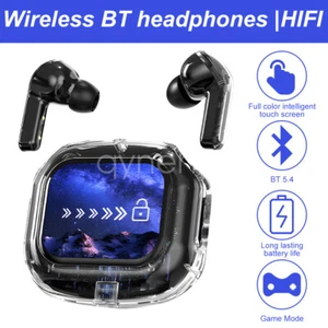 Bluetooth Earbuds TWS Wireless Earphones With LCD Touch Screen For iPhone Androi - Zdjęcie 1 z 17