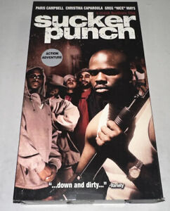 Sucker Punch Artisan 2003 VHS Gang Violence Religious Pimp Movie Video Rental
