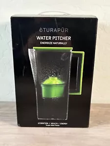 Turapur Hydrogen Water Filter Pitcher Includes 1 Sealed Filter New Open Box - Picture 1 of 4