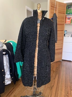 Persian Lamb Coat Genuine Fur Karakul Women’s Size XS / S - Image 1 of 4