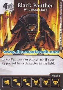 Black Panther Wakanda Chief #38 - Uncanny X-Men - Marvel Dice Masters - Picture 1 of 1