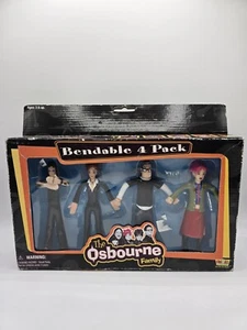 Pack de 4 estatuillas flexibles Osbourne Family NUEVAS en caja sellada - Imagen 1 de 16