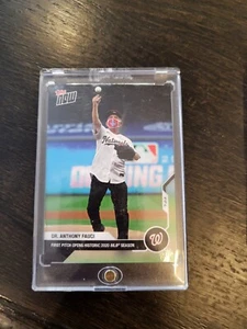 2020 Topps NOW Dr. Anthony Fauci RC MLB First Pitch Washington Nationals #2 - Picture 1 of 2