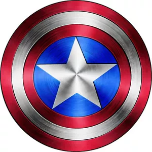 Captain America Shield Logo Comic Superhero Vinyl Decal Sticker  - Picture 1 of 1