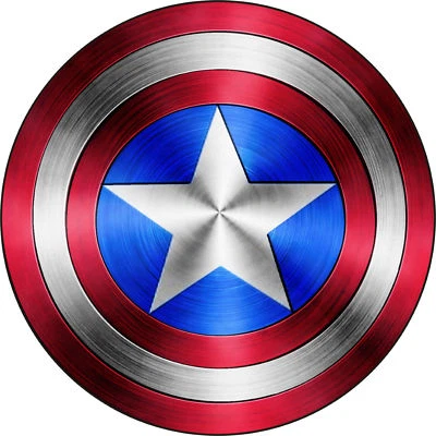 EZ CUT PRO Captain America Shield Logo Comic Superhero Vinyl Decal Sticker