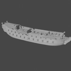 1/700th British Portland-class 4th rate (50 guns), 1770-1817 - Picture 1 of 1